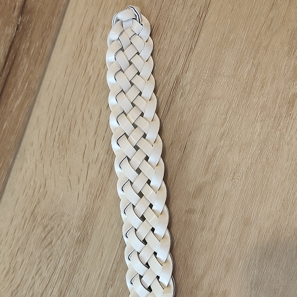 Universal Thread Cream Braided Belt, Xs - Picture 2 of 4